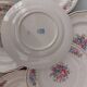 Ensemble de 6 assiettes au décor floral poétique