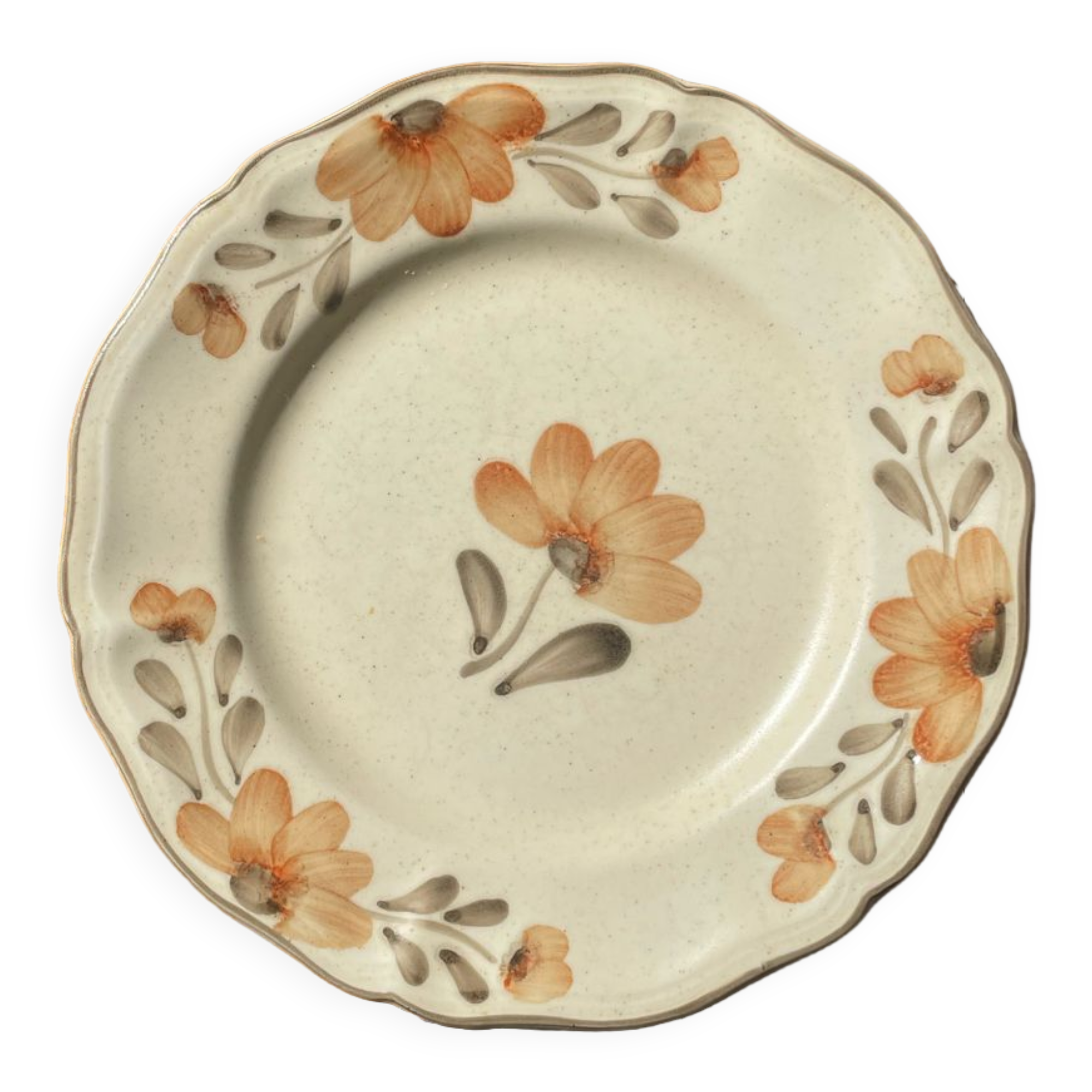 Vintage Sarreguemines dessert plates