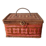 Vintage wickerwork box