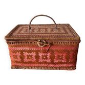 Vintage wickerwork box