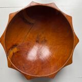 Coupe à fruits en bois biseauté