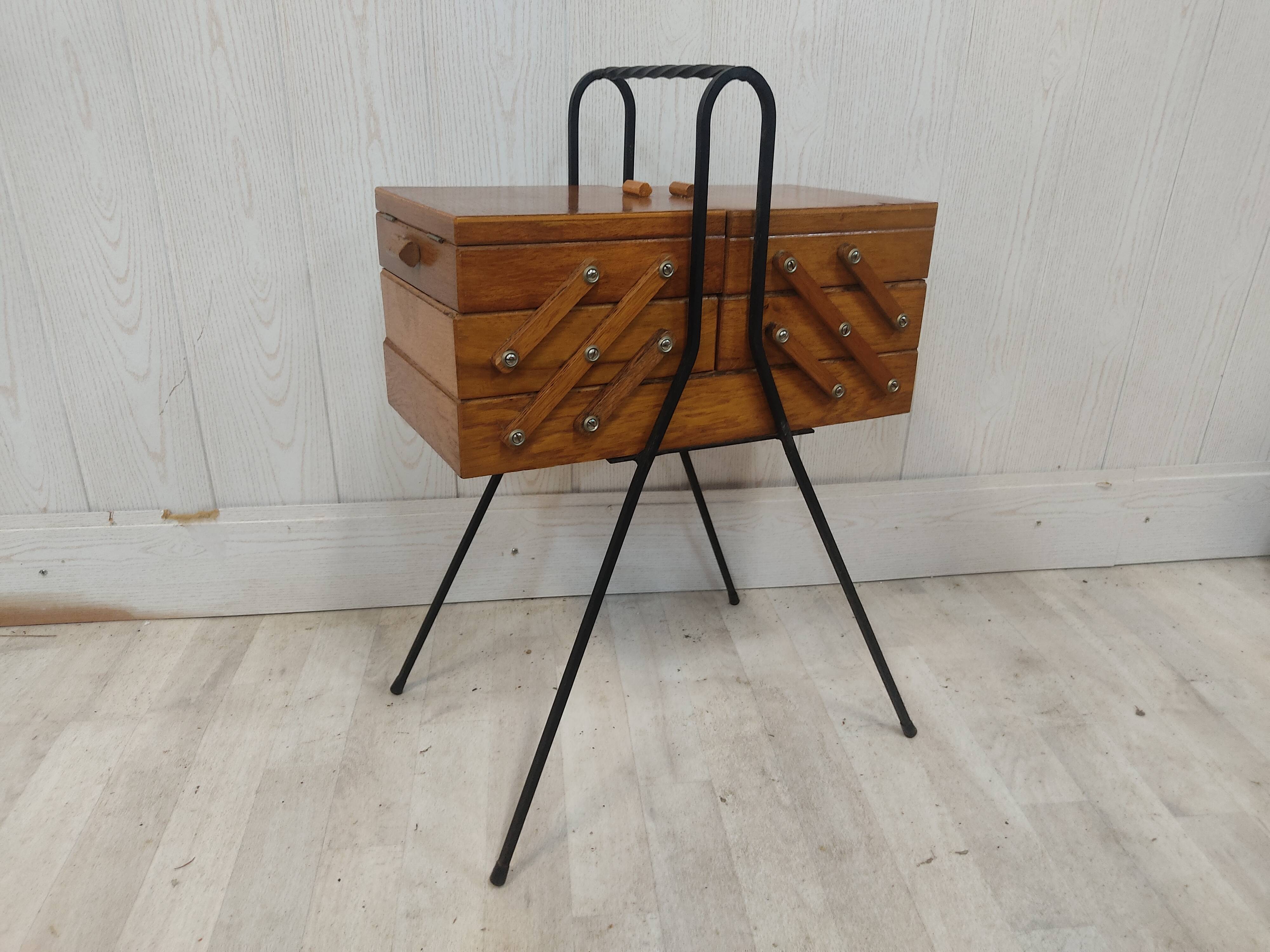 Vintage worker compass feet