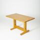 Solid pine table by Charlotte Perriand for Les Arcs, 1970s