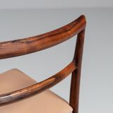 Arne Vodder model 430 dining chairs rosewood Sibast Mobler Denmark 1960