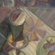 Cubist Still Life with Flowers - Elisabeth Ronget