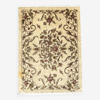 Nepalese rug - entirely handmade - dimensions: 1.70 x 2.40 meters - quality: wool on weft