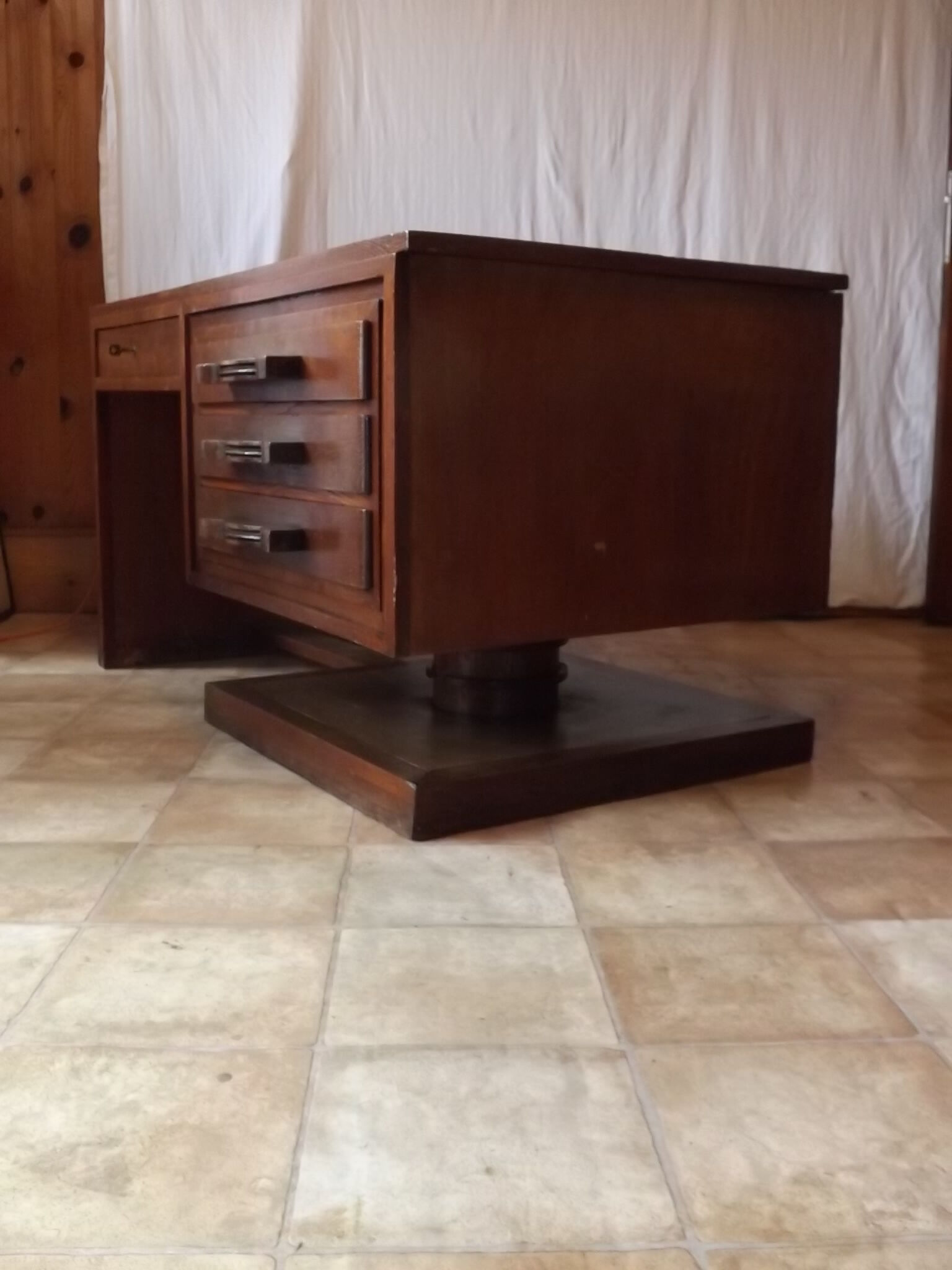 Desk oak art deco 1940