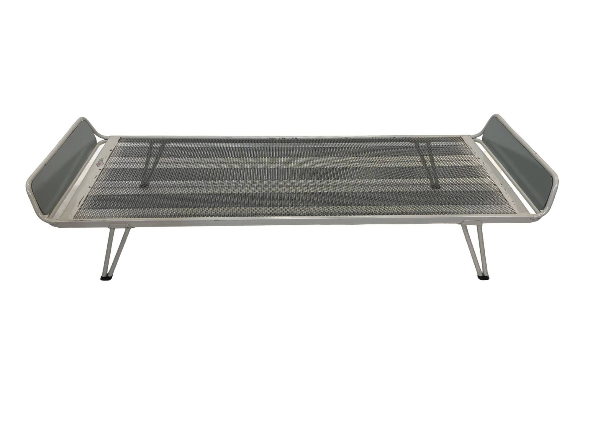Vintage daybed 1960s minimalist metal from the Netherlands design