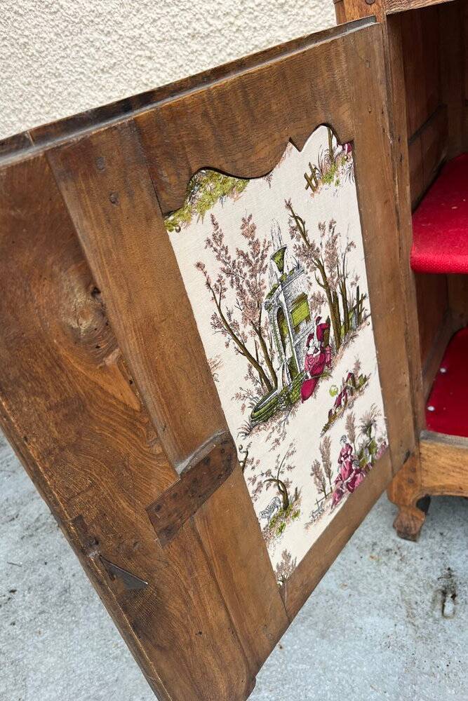 19th-century walnut secretary