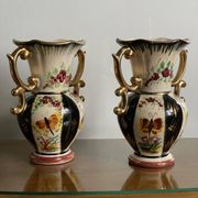 Pair of Saint Ghislain vases made in Belgium