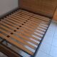 Vintage Double Bed in Iron and Wicker, 1980s