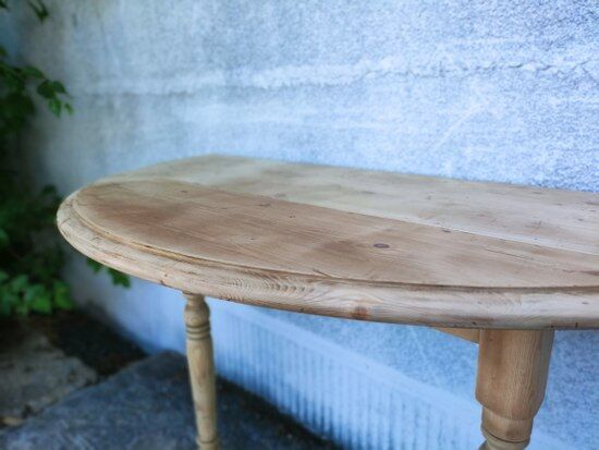 Half-moon table, console