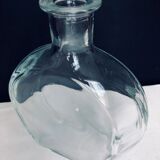 Molded glass decanter