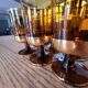 6 verres à liqueur vintage