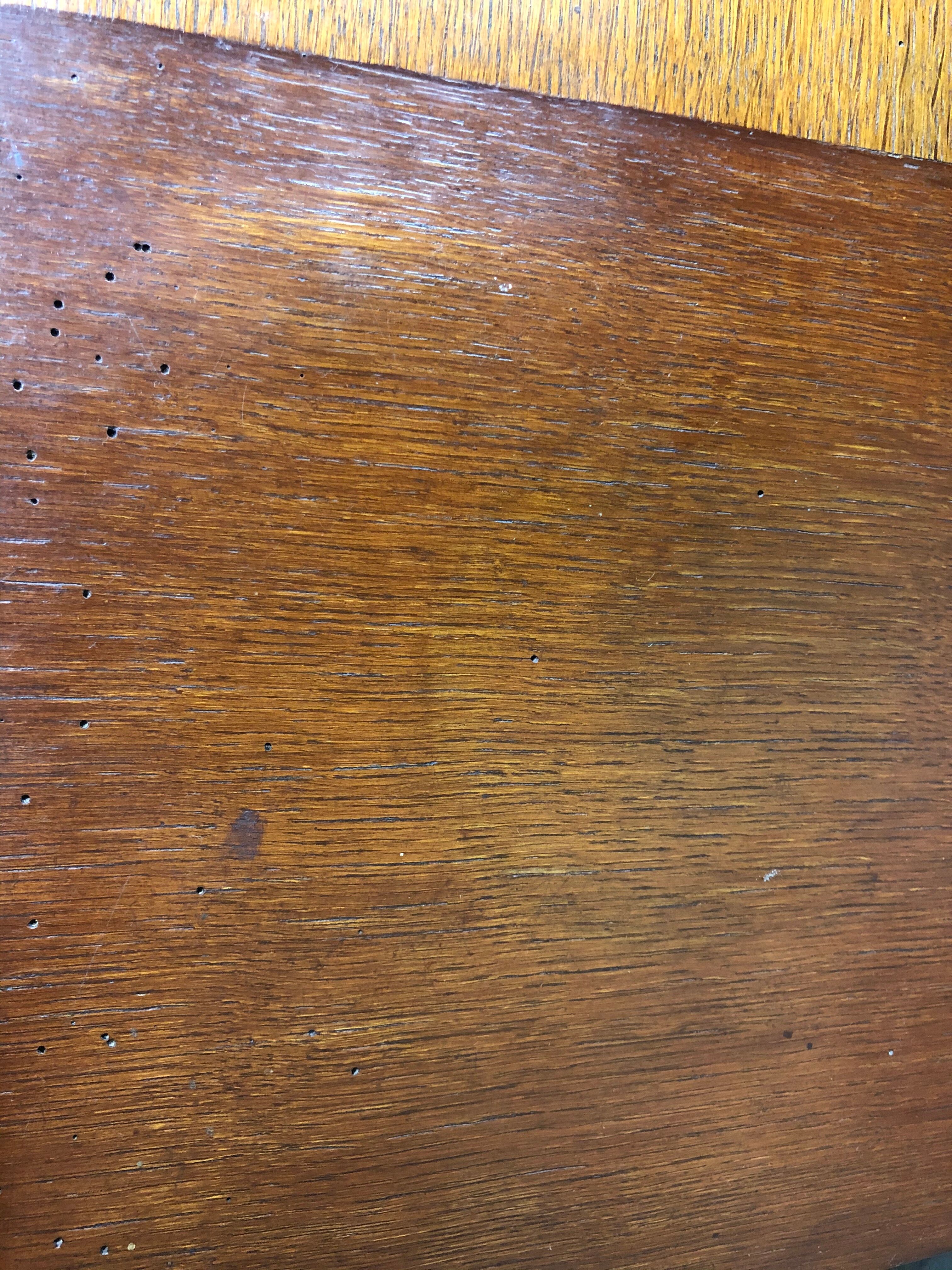 1950 Oak Side Table and Brutal Oak Veneer