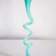 Twisted green vase from the mid-century.