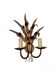 Vintage Italian ear of wheat wall light
