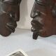 African ebony profile sculptures
