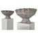 Set of 2 chalice-shaped planters by Willy Guhl, 1970.