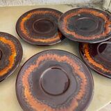 Vallauris, ceramic coffee service