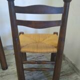 Atypical oak chairs "keels"