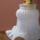 Small glass pendant light "Alba"