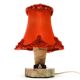 Art Deco stone table lamp, Czechoslovakia, 1930s