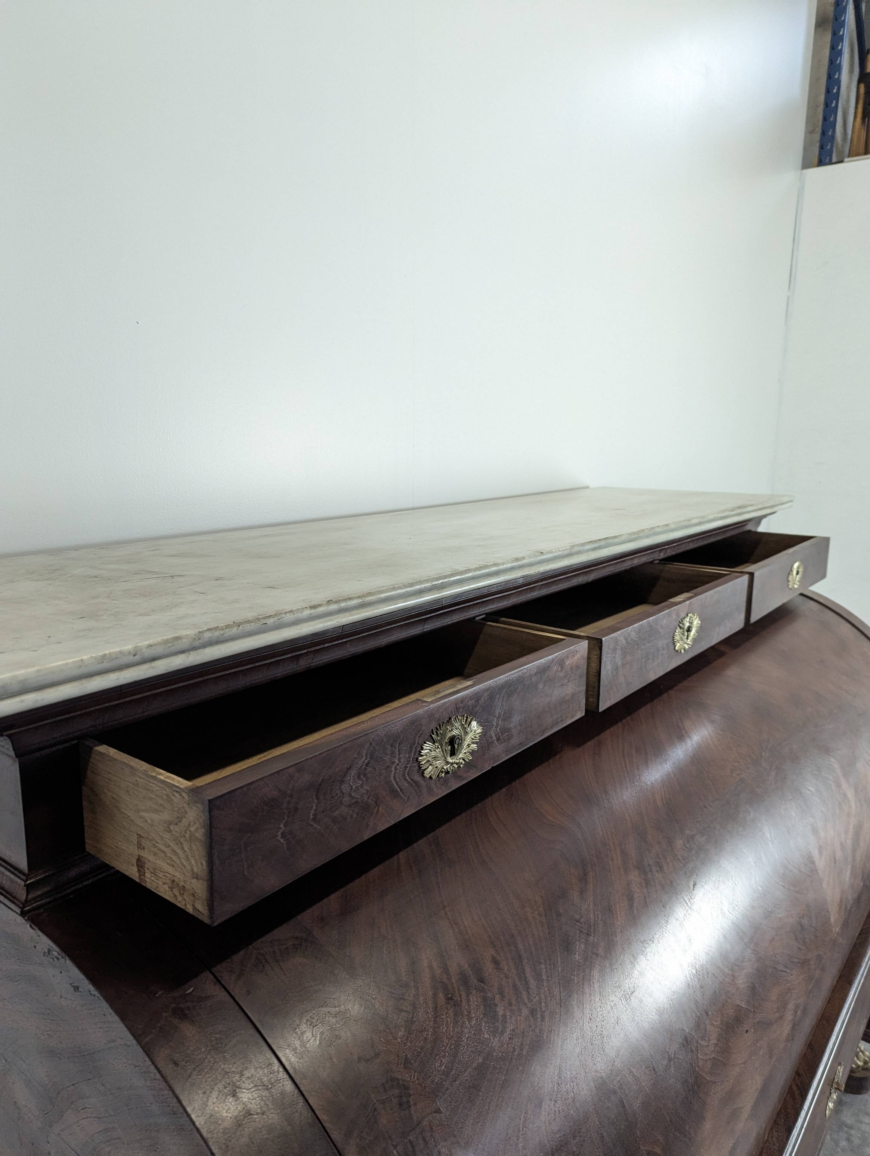 Bureau cylindre d'époque Empire