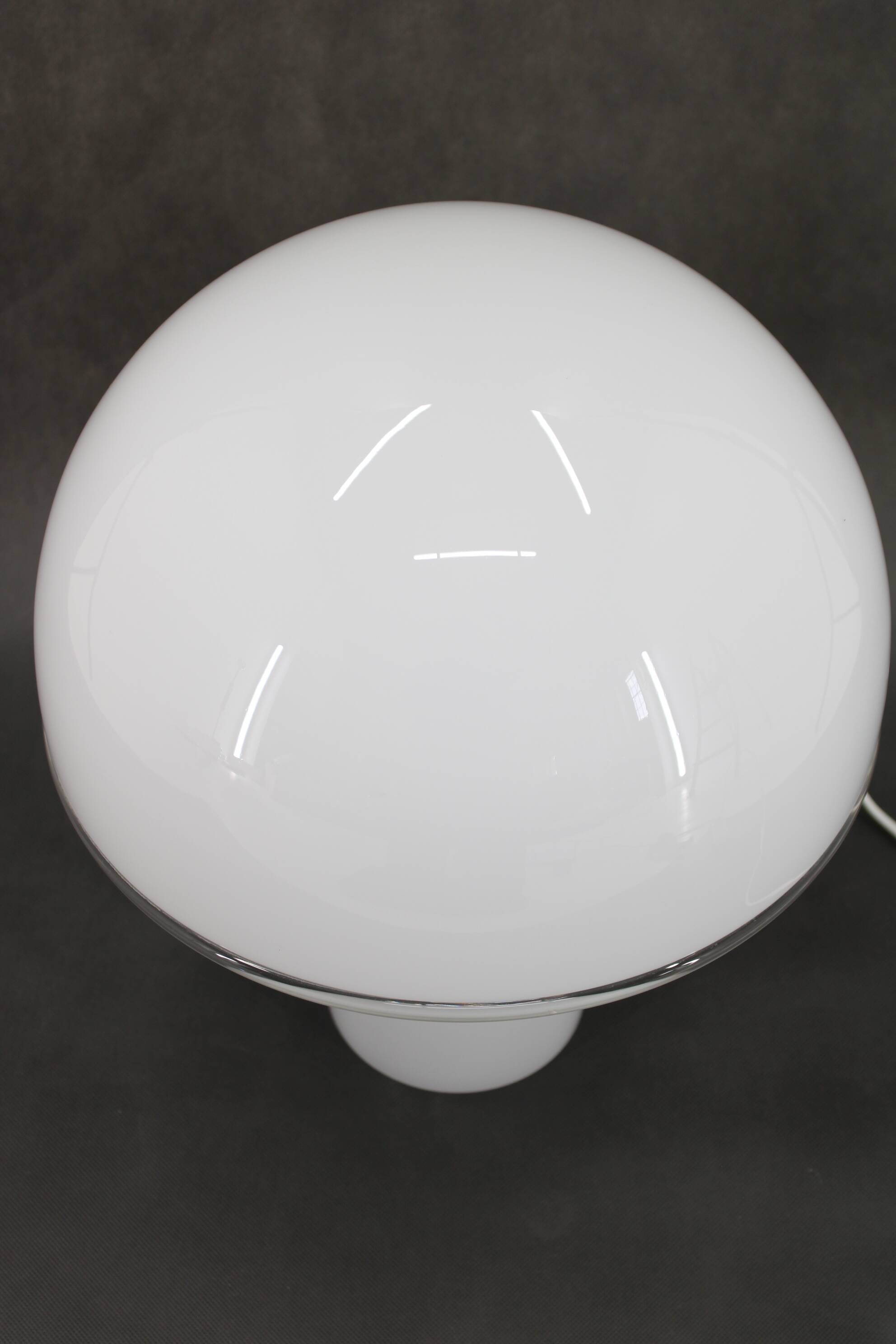 1990s Murano Mushroom Glass Table Lamp, Italy