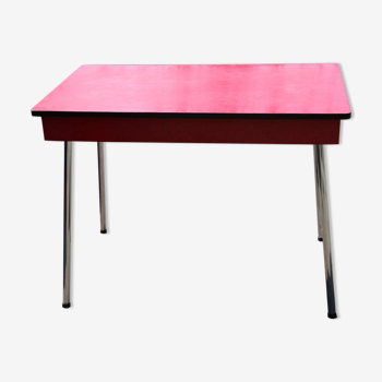 Red formica table circa 1950