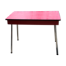 Table formica rouge vers 1950