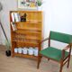Vintage Elm Bookcase 1940 Sweden