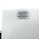 Pair of Mid-century Modern Style Italian Murano Glass and Brass Sconces