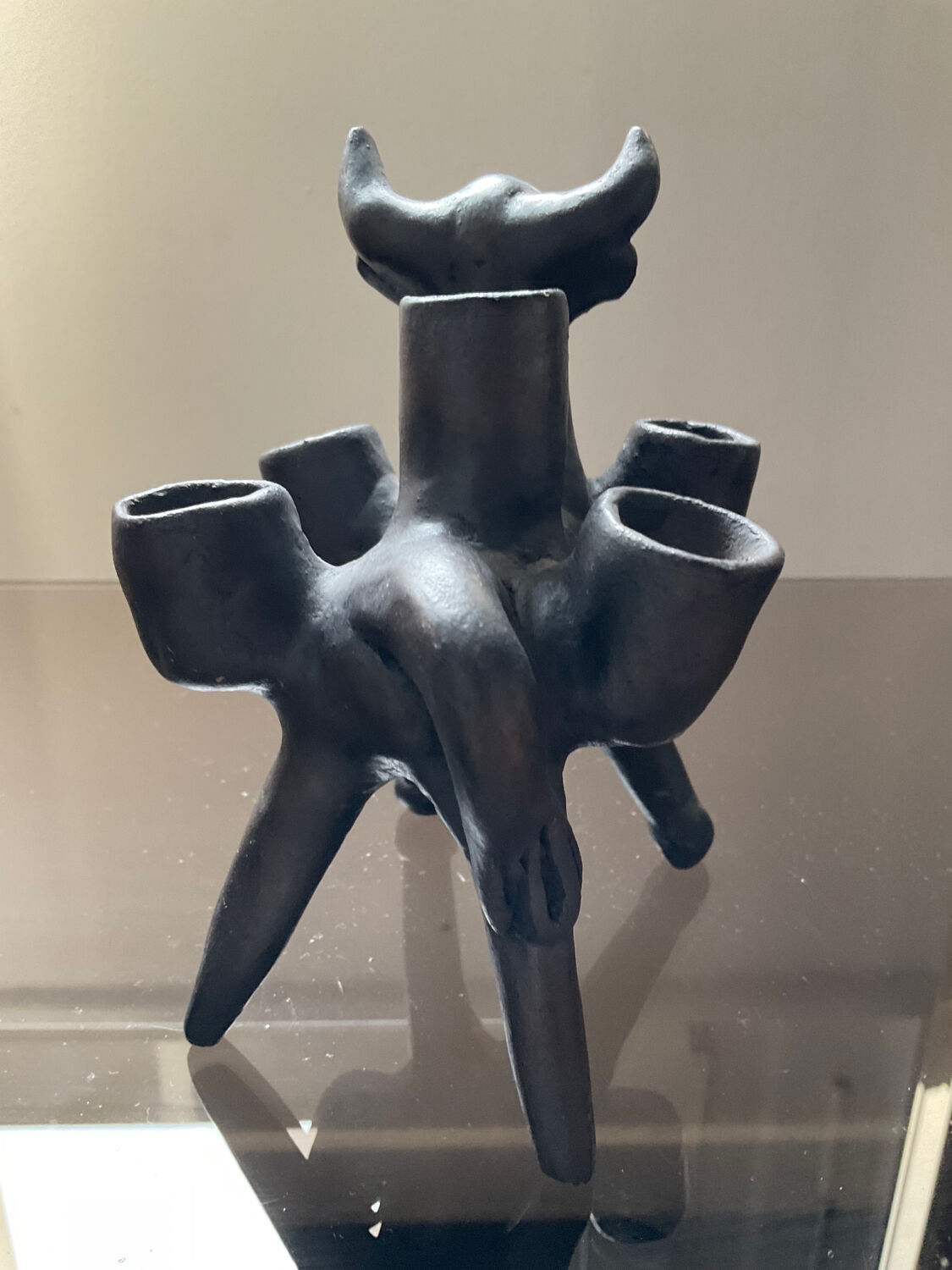 Vintage ceramic candle holder