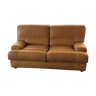 Jean Prévost cognac leather sofa