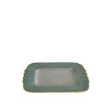 Cendrier, vide poche en porcelaine à glaçure craquelée, années 1940