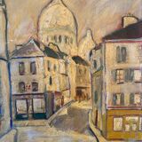 View of Montmartre from 1960
