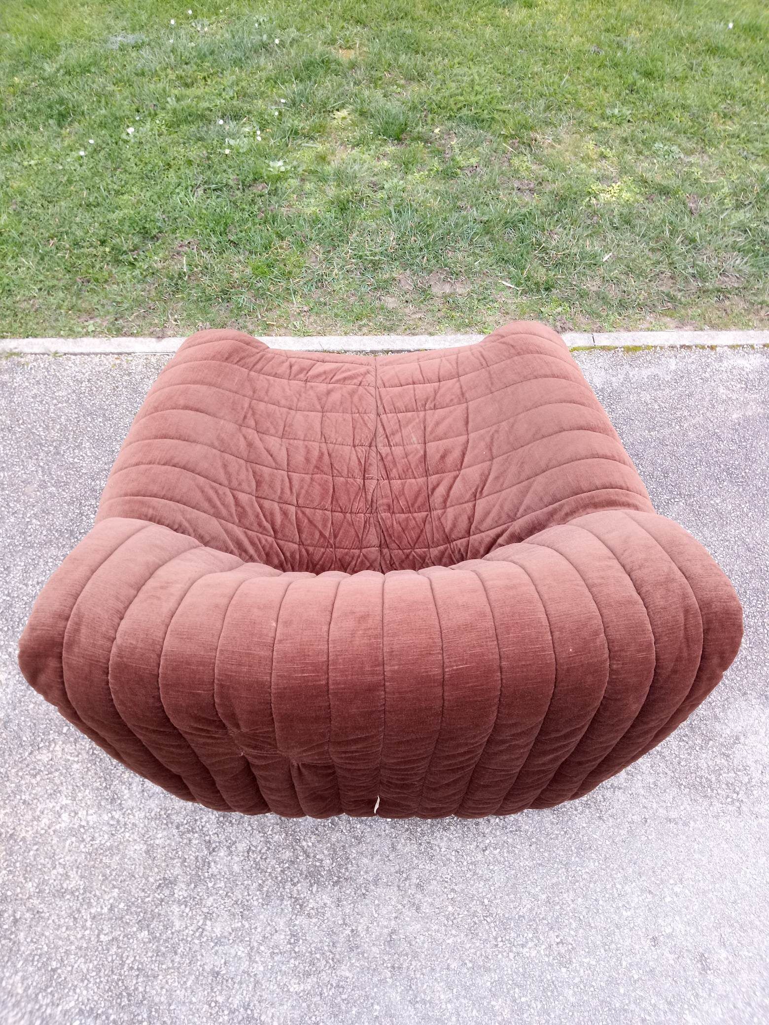Chauffeuse 'sandra' par Anne Hieronimus pour Cinna, 1977