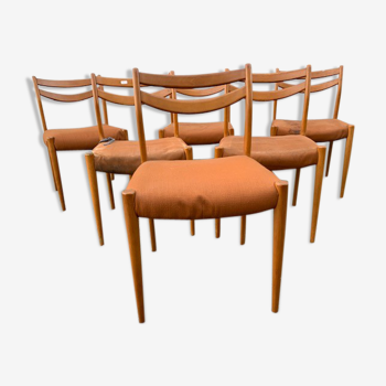 Set de 6 chaises 1960