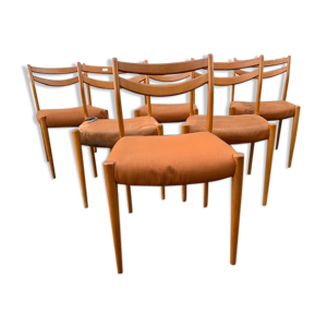 set de 6 chaises 1960