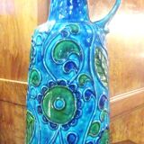 Vase bleu West Germany