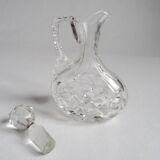 Crystal carafe with cap