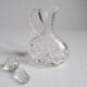 Crystal carafe with cap