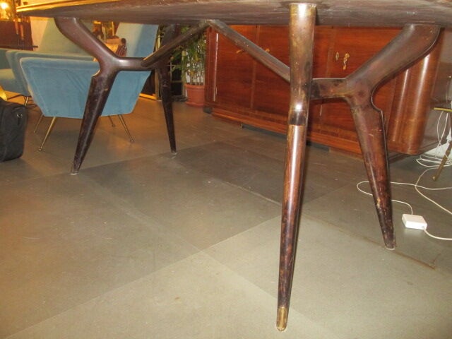 Table with glass top from the 70s