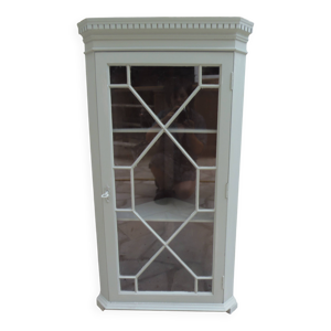 Vitrine angle anglaise - gris