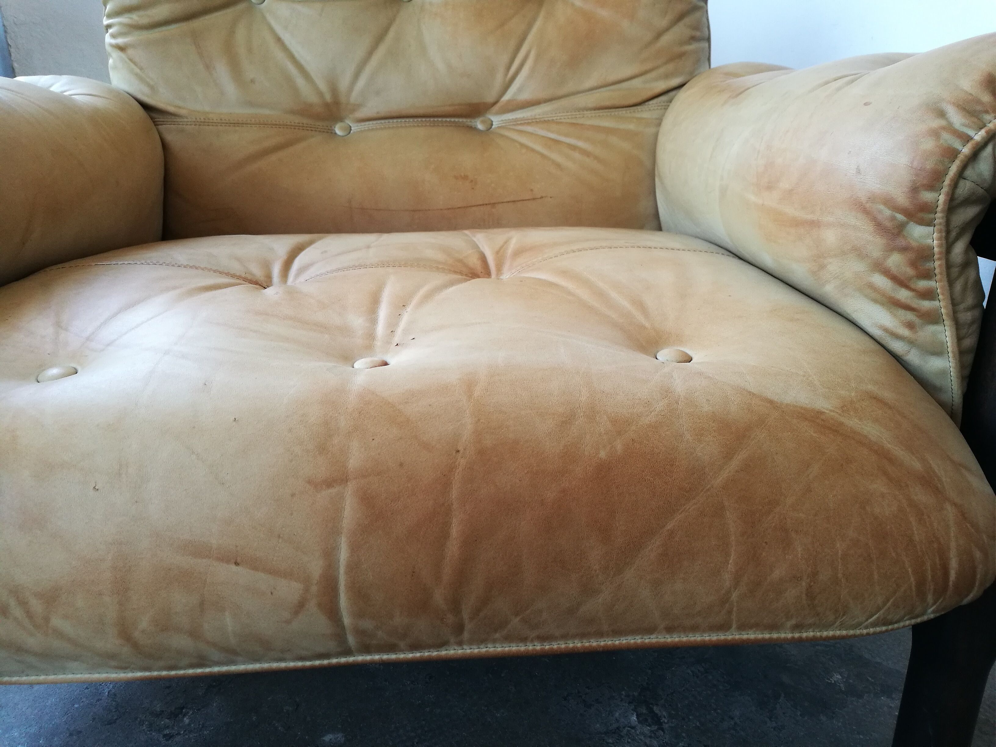 Leather armchair