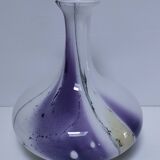 Vase verre richartz verre d'art années 80