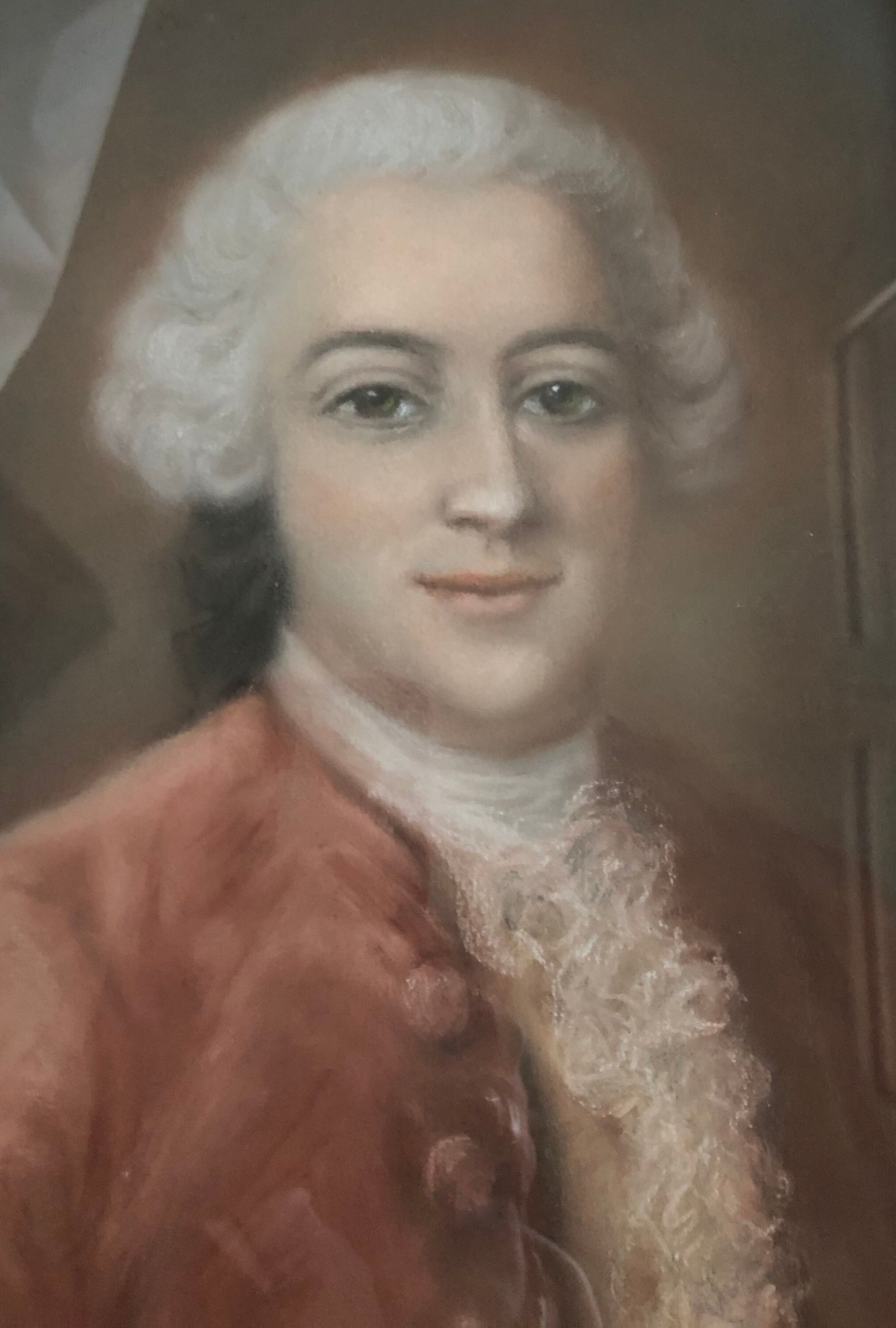 Painting portrait man