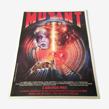 Affiche du film "Mutant" 1982 - 53x29cm