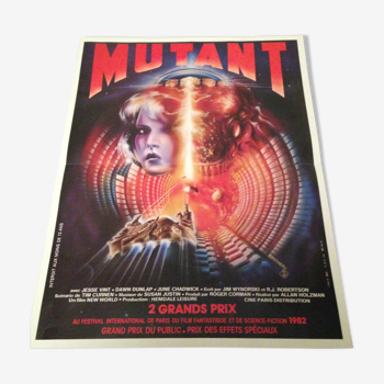 Poster of the film "Mutant" 1982 - 53x29cm